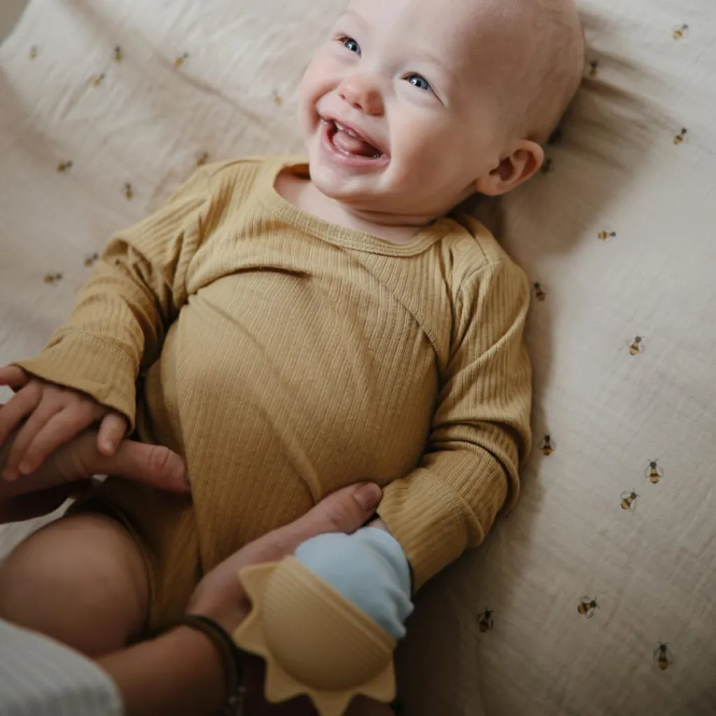 Hot Mitaine de dentition Sunshine-Baby Blue Jouet / Anneau De Dentition