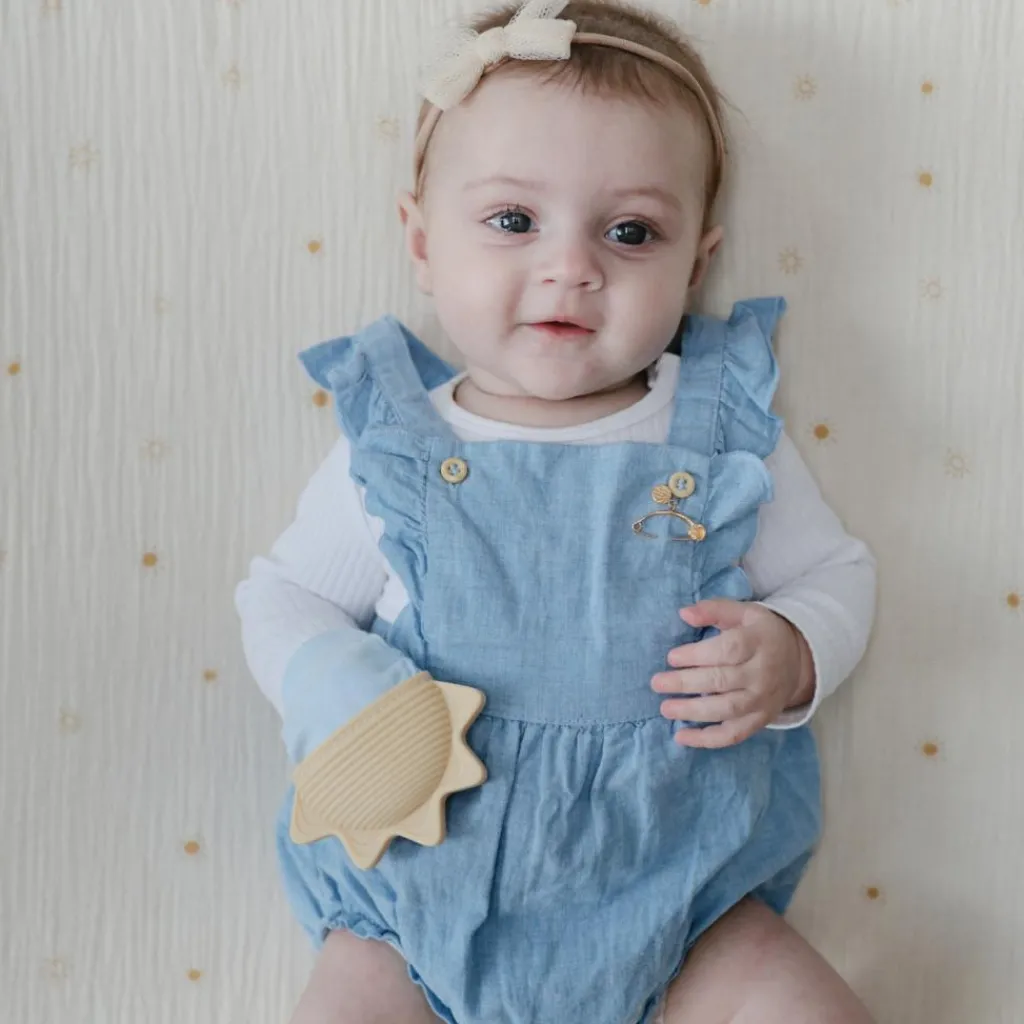 Hot Mitaine de dentition Sunshine-Baby Blue Jouet / Anneau De Dentition