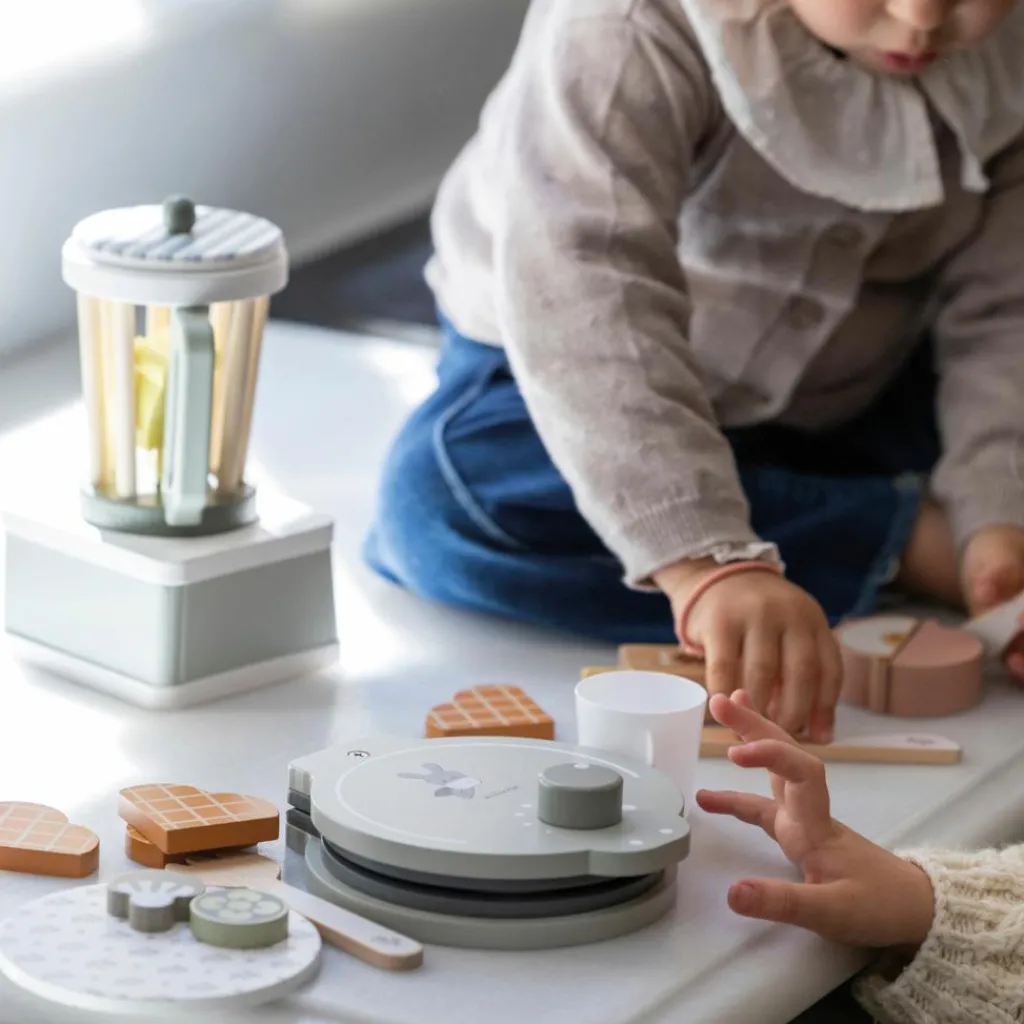 Outlet Mixeur en bois Botton Dînette Et Aliments Factices