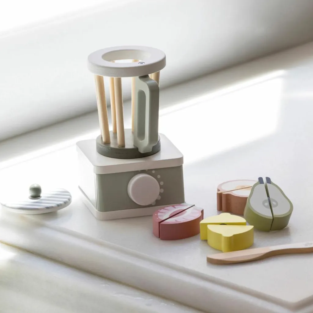 Outlet Mixeur en bois Botton Dînette Et Aliments Factices