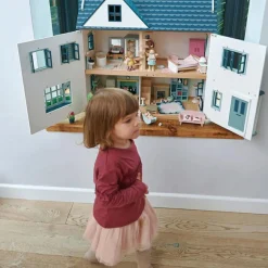 New Mobilier pour poupée Salle de bain en bois Figurines De Jeu