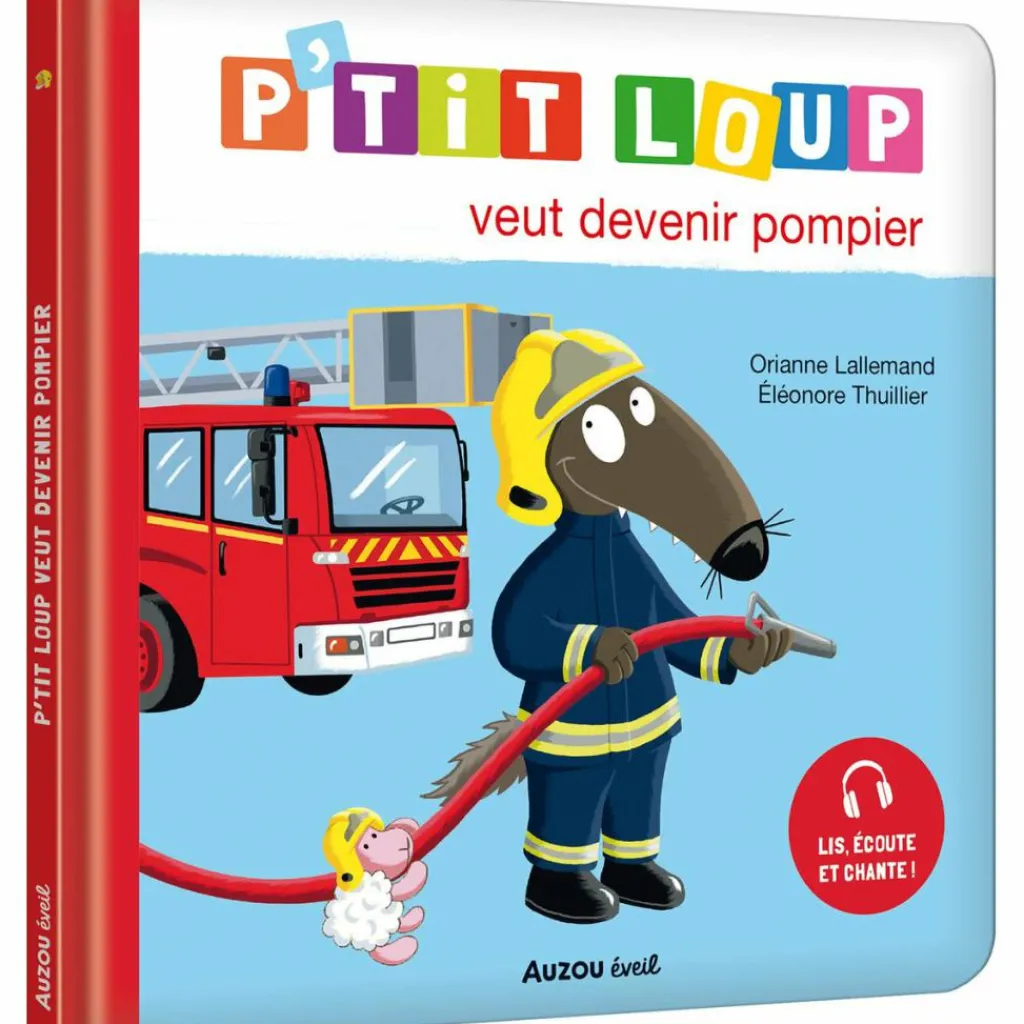 Sale Mon album P'tit Loup P'tit Loup veut devenir pompier Premiers Livres