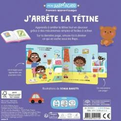 Mon anim'agier Premiers apprentissages - J'arrête la tétine Livre Sonore