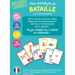 New Mon 1er jeu de bataille animaux du monde Jeu De Société