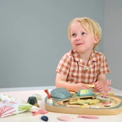 Mon petit étang avec rochers en bois Jouet À Encastrer