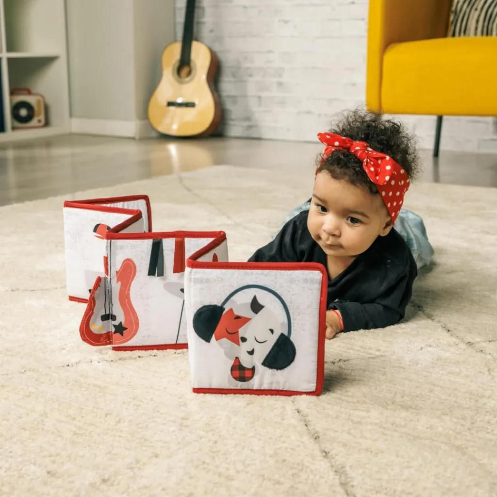 Sale Mon premier livre recto-verso Tiny Rockers Livre Bébé En Tissu