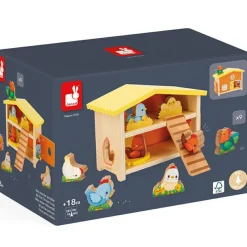 Sale Mon premier poulailler en bois Ferme (11 pièces) Figurines De Jeu