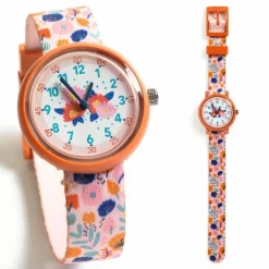 Hot Montre enfant Fleurs Apprentissage Du Temps Et Quotidien