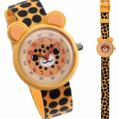 New Montre enfant Ticlock Guépard Apprentissage Du Temps Et Quotidien