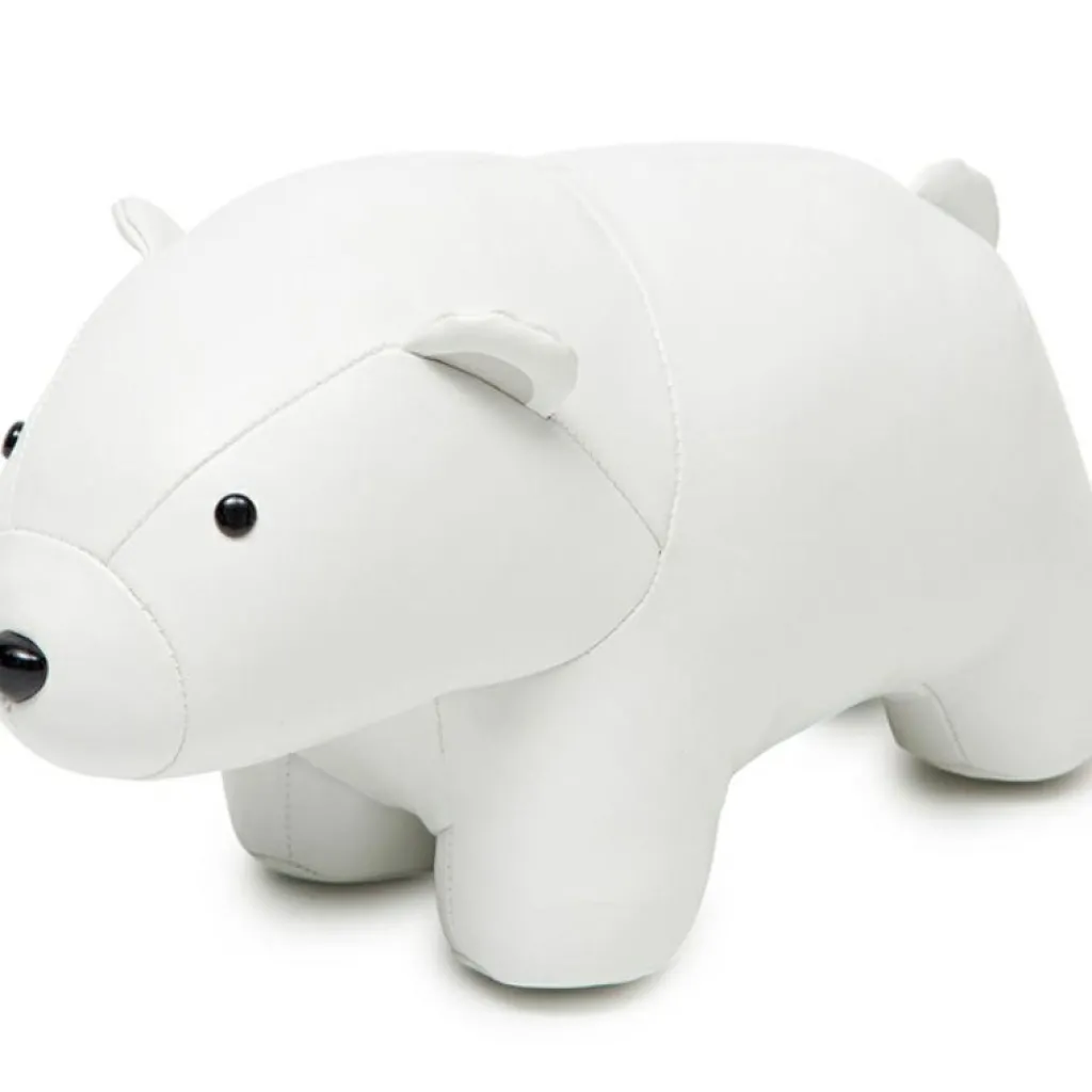 New Nathan l'Ours Blanc Les Animaux Musicaux Peluche Musicale