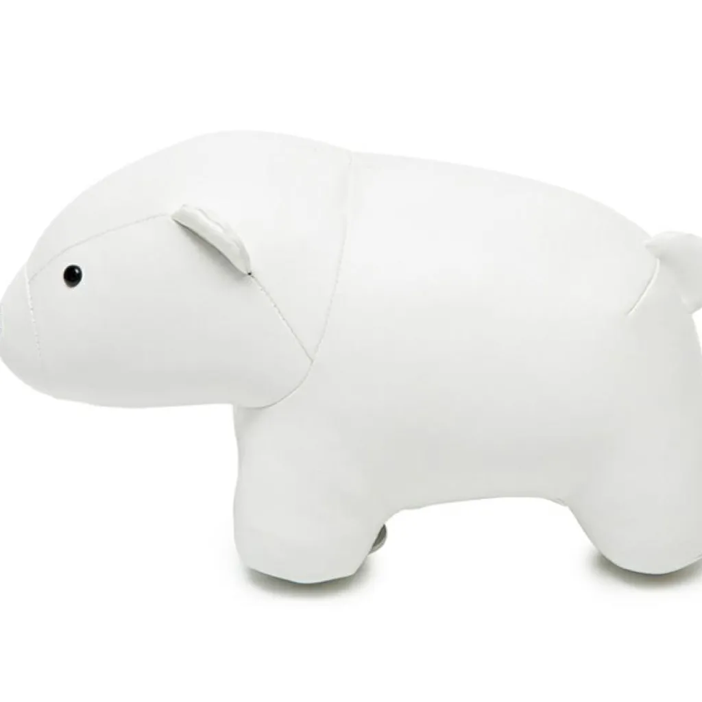New Nathan l'Ours Blanc Les Animaux Musicaux Peluche Musicale