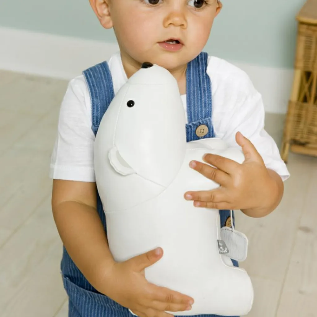 New Nathan l'Ours Blanc Les Animaux Musicaux Peluche Musicale