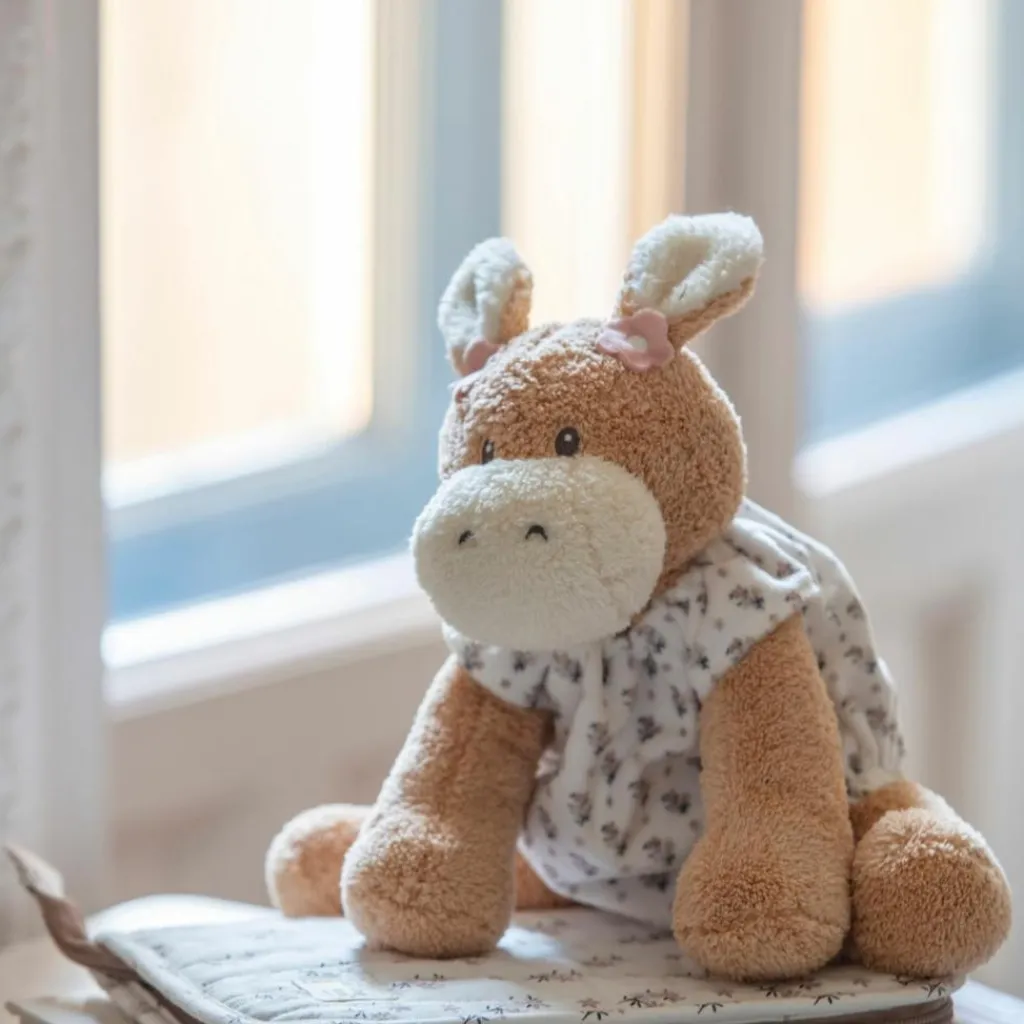 Online Âne en peluche Botton Fleurs Peluche Moyenne (20-59 Cm)