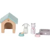 New Niche chien et chat et accessoires en bois Accessoires Pour Univers De Jeu