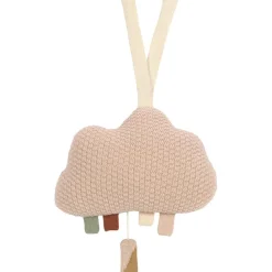 Clearance Nuage musical Little Universe tricoté beige-rose poudré Peluche Musicale