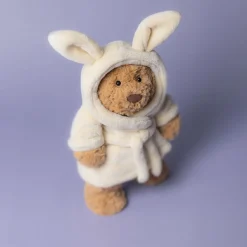 New Ours en peluche Bartholomew avec peignoir (26 cm) Peluche Moyenne (20-59 Cm)