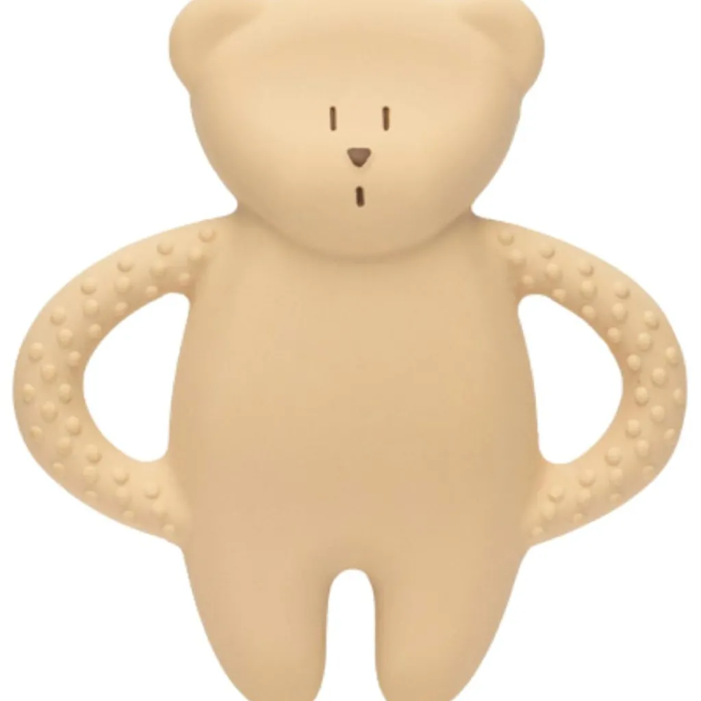 Discount Ourson de dentition en caoutchouc naturel sable Jouet / Anneau De Dentition