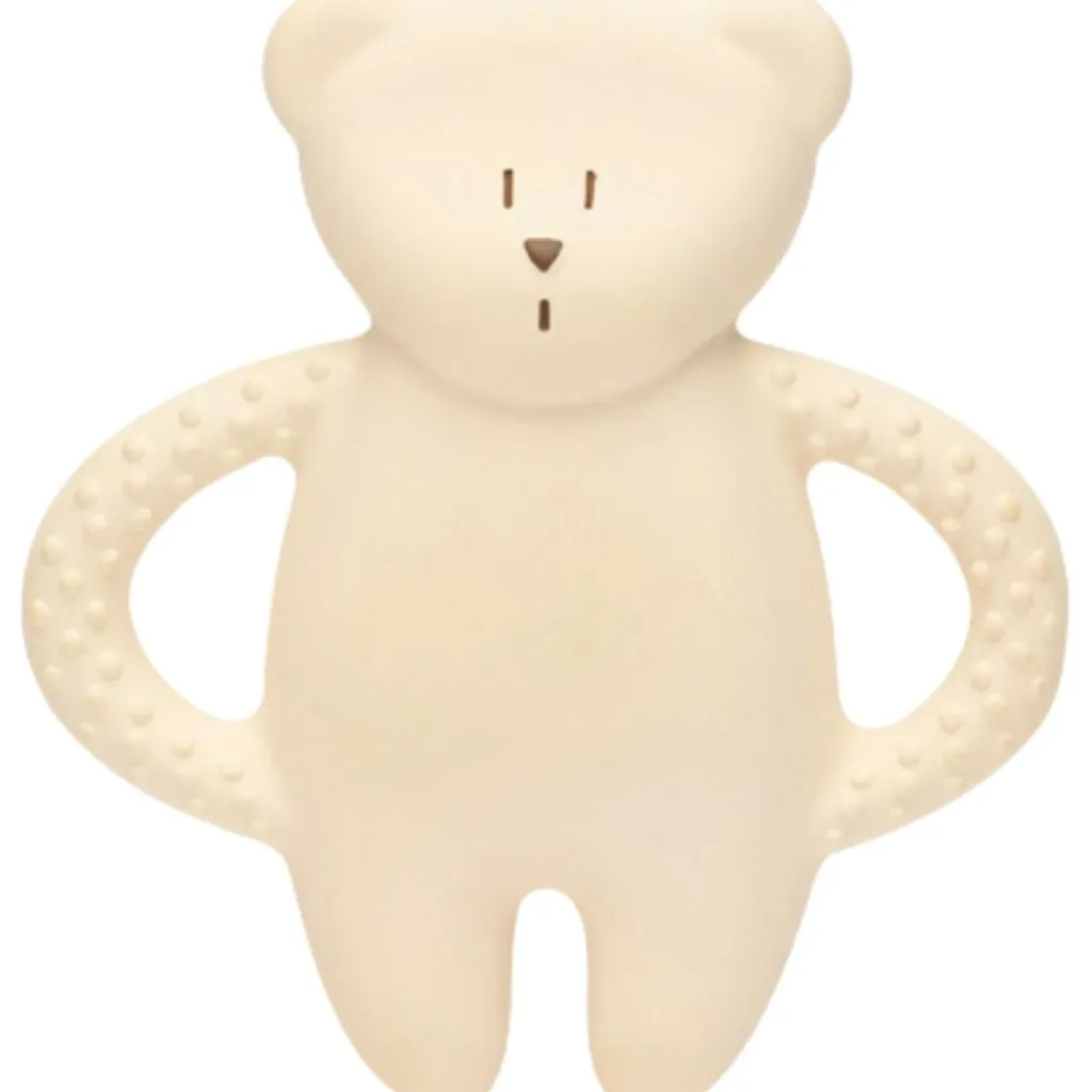 Best Ourson de dentition en caoutchouc naturel blanc polaire Jouet / Anneau De Dentition