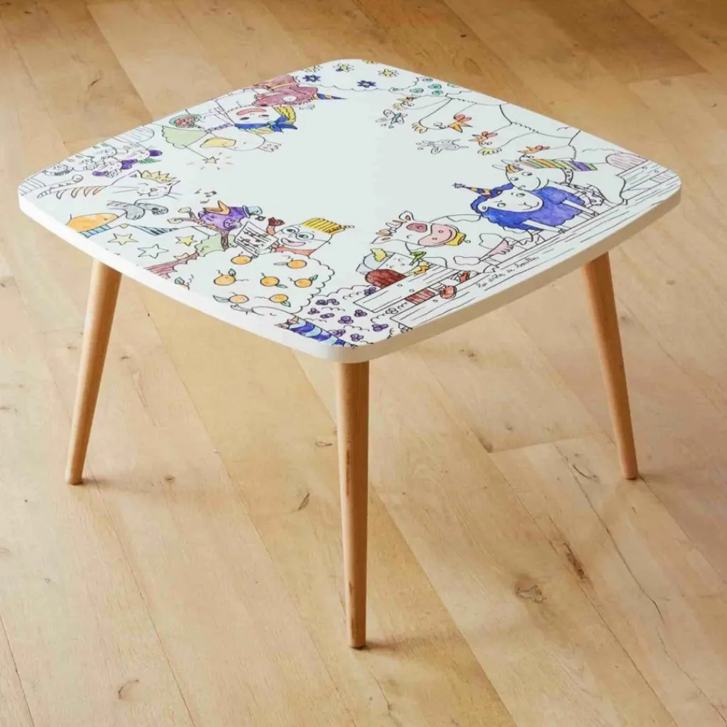 Outlet Pack 1 Coloritable + 2 Chaises Ferme Dessin Et Peinture