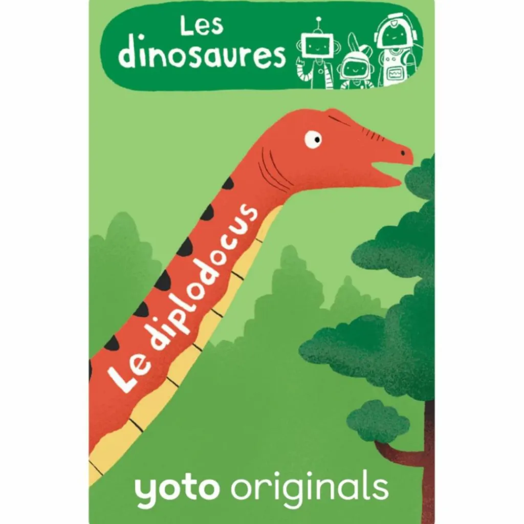 Clearance Pack Explorobots : Les dinosaures (8 cartes) Conteuse