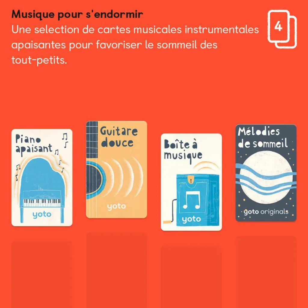 Discount Pack Musique pour s'endormir pour Player et Mini (4 cartes) Conteuse
