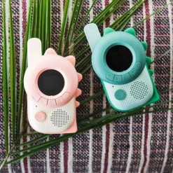 New Paire de Talkie-Walkie Zoo Dino Pink-Dino Green Talkie-Walkie
