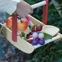 Best Panier cueillette sauvage en bois Dînette Et Aliments Factices