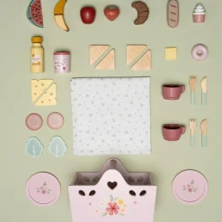 Hot Panier de pique-nique Dînette Et Aliments Factices