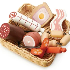 Hot Panier du marché Charcuterie Dînette Et Aliments Factices