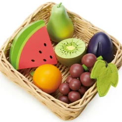 Hot Panier du marché Fruits Dînette Et Aliments Factices