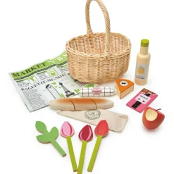 Best Panier jour de marché en bois Dînette Et Aliments Factices