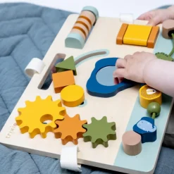 Discount Panneau d'activités en bois Mrs. Elephant Jouet D'Activités