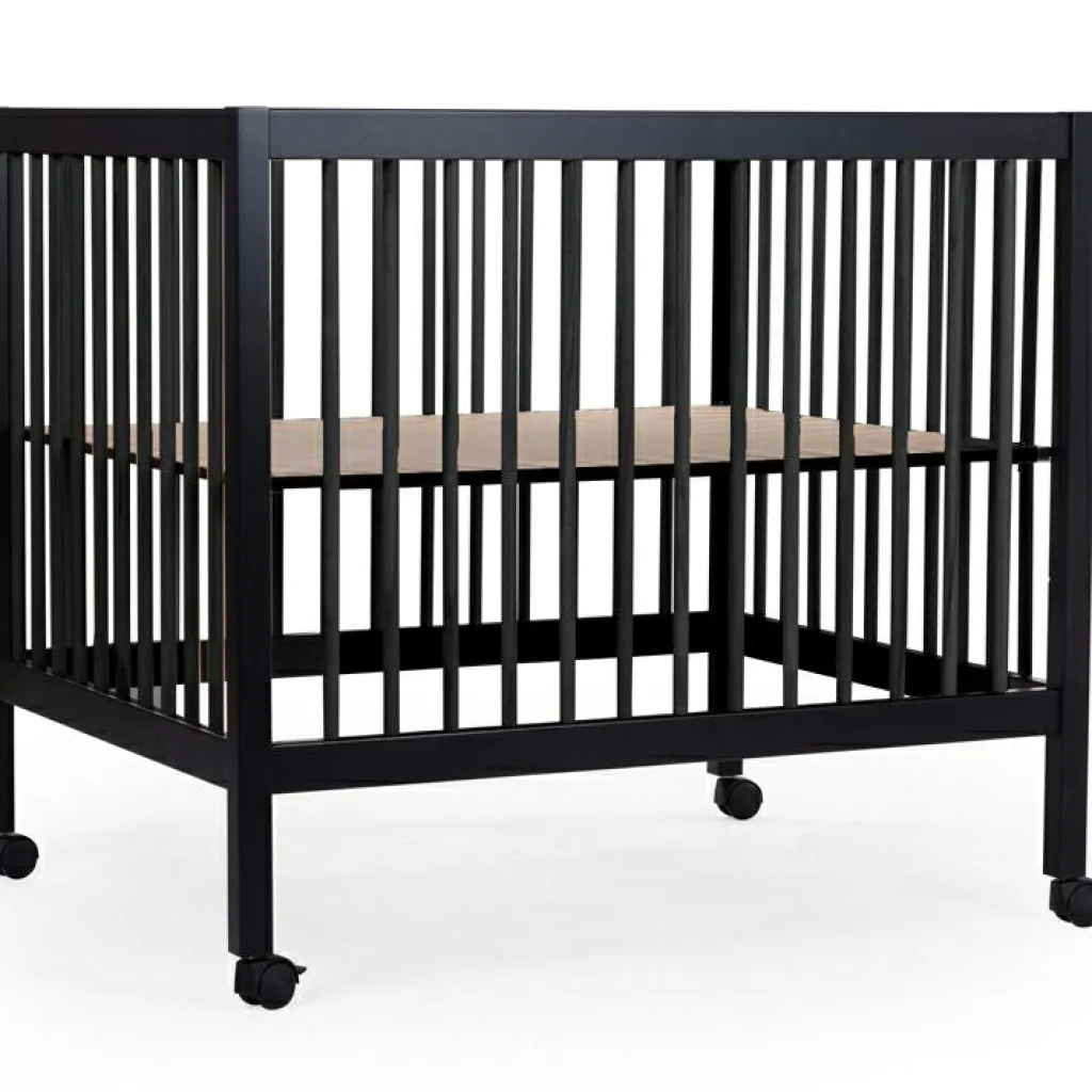Discount Parc 97 noir avec roues (75 x 95 cm) Parc Bébé Et Accessoires