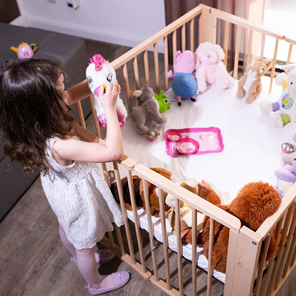 Hot Parc bébé pliant Moritz Natural (89 x 95 cm) Parc Bébé Et Accessoires