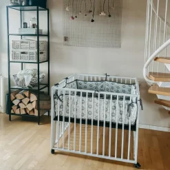 Best Parc bébé pliant Moritz White (89 x 95 cm) Parc Bébé Et Accessoires