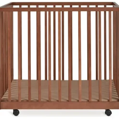 New Parc Mori avec roulettes Chataigner (95 x 75 cm) Parc Bébé Et Accessoires