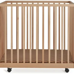 Outlet Parc Mori avec roulettes Naturel (95 x 75 cm) Parc Bébé Et Accessoires