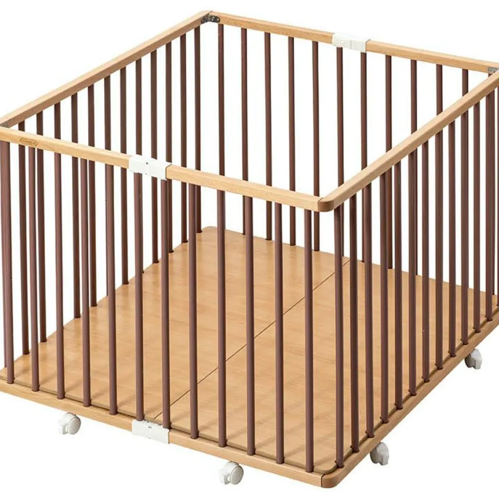 Sale Parc pliant carré en bois Gaby hybride vieux rose Parc Bébé Et Accessoires