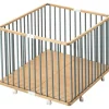Sale Parc pliant carré en bois Gaby hybride bleu gris Parc Bébé Et Accessoires