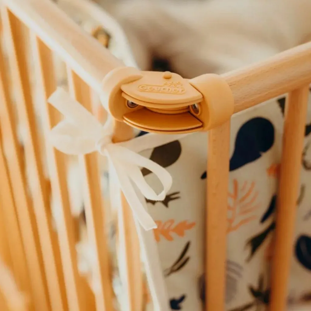 Sale Parc pliant Lucilee + naturel avec fond vert d'eau (76 x 97 cm) Parc Bébé Et Accessoires