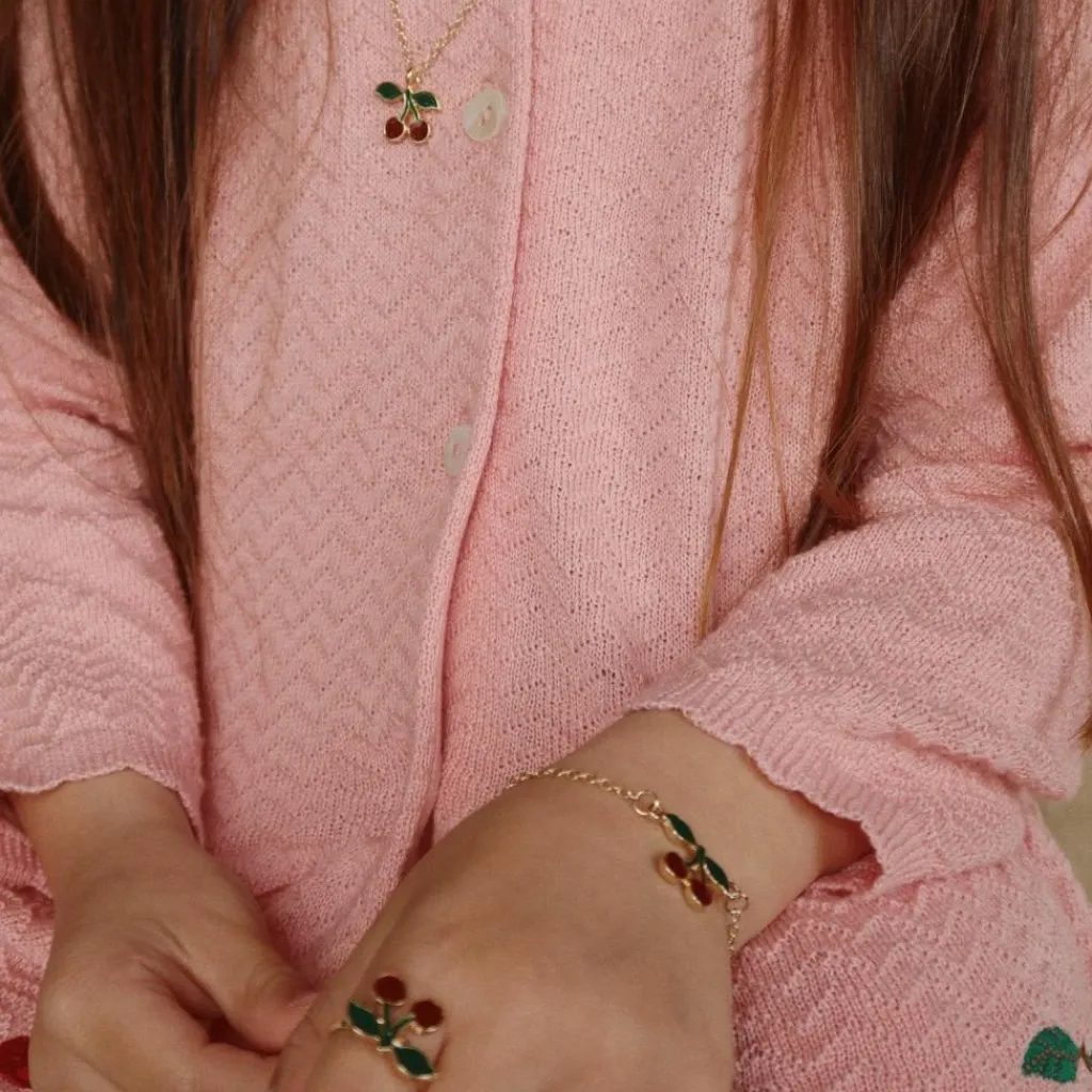 New Parure de bijoux enfant Cherry Accessoires De Déguisement