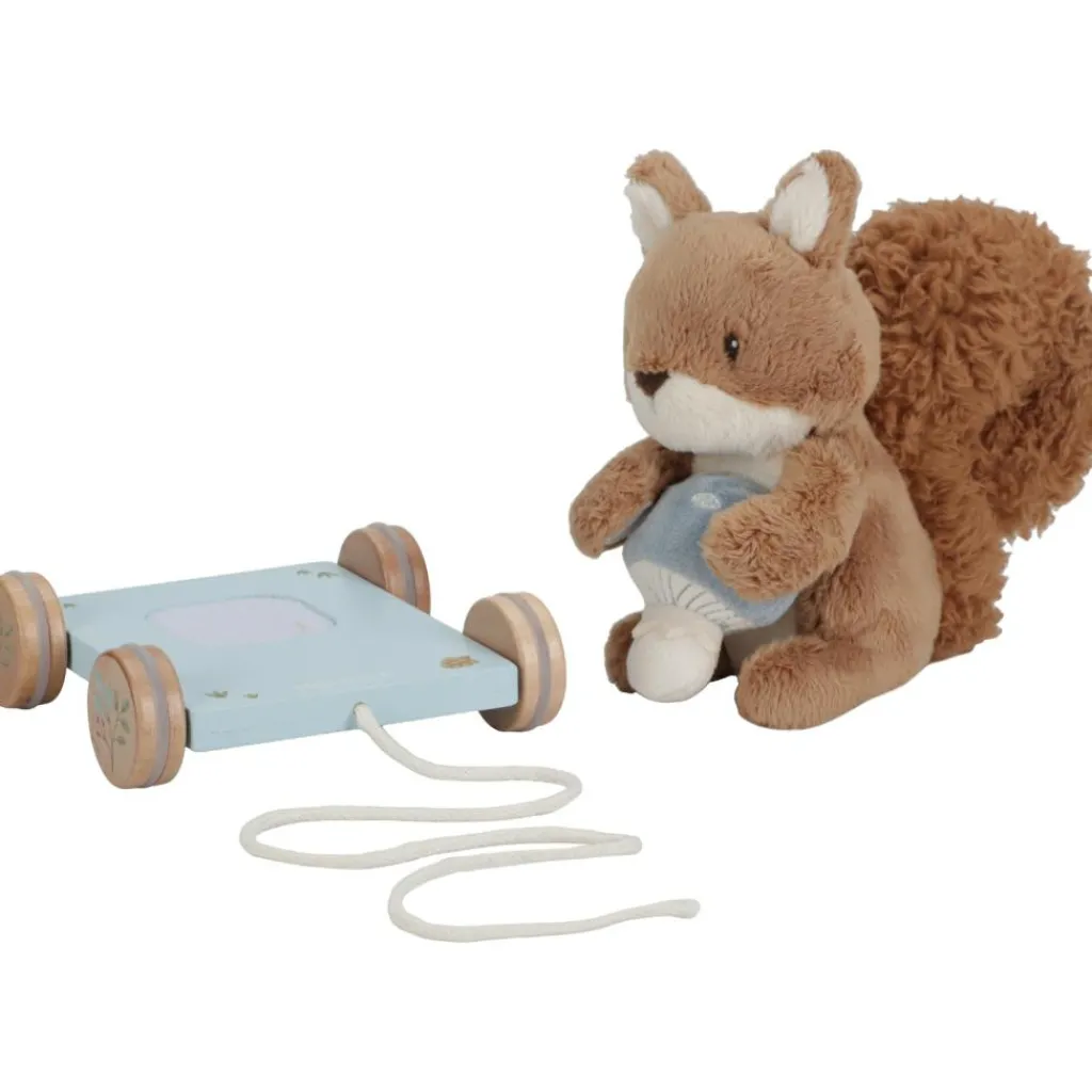 Peluche à tirer écureuil FSC Forest Friends Jouet À Tirer / Pousser