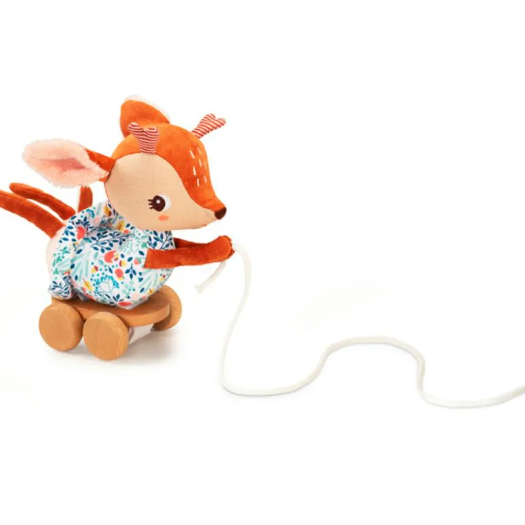 Peluche à tirer Stella le faon Jouet À Tirer / Pousser