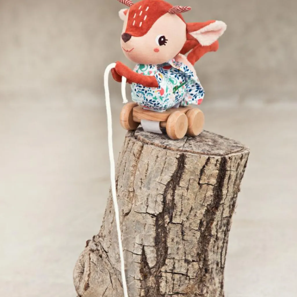 Peluche à tirer Stella le faon Jouet À Tirer / Pousser