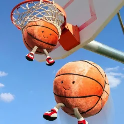 Clearance Peluche Amuseable Ballon de basketball (25 cm) Peluche Moyenne (20-59 Cm)