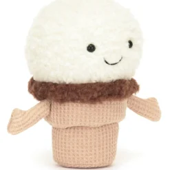 Best Peluche Amuseable Cornet de glace (14 cm) Petite Peluche (< 20 Cm)