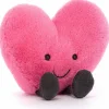Peluche Amuseable Cœur Rose (17 cm) Petite Peluche (< 20 Cm)