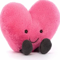 Peluche Amuseable Cœur Rose (17 cm) Petite Peluche (< 20 Cm)