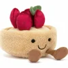 Sale Peluche Amuseable Fleurette la Tarte aux fraises (11 cm) Petite Peluche (< 20 Cm)