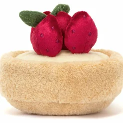 Sale Peluche Amuseable Fleurette la Tarte aux fraises (11 cm) Petite Peluche (< 20 Cm)
